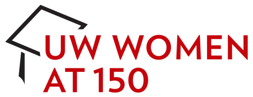 UW Women at 150 logo