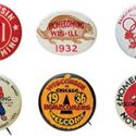 Photo of vintage Homecoming buttons