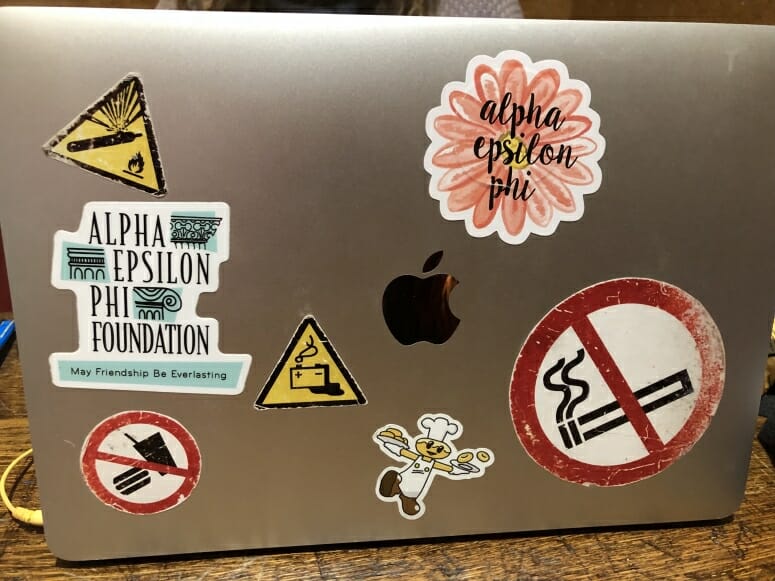 The wonderful, funny and strange world of laptop stickers