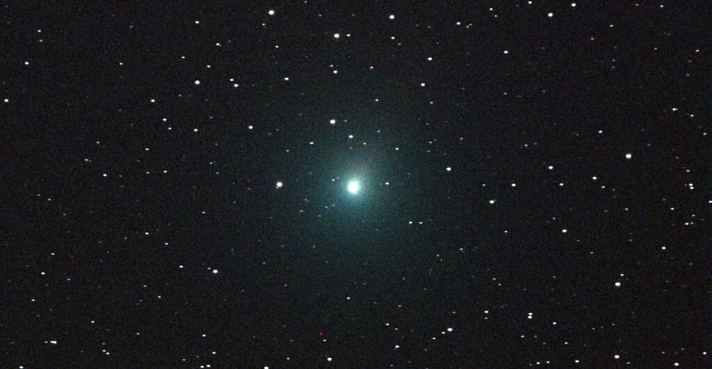 Photo: Comet Wirtanen in night sky