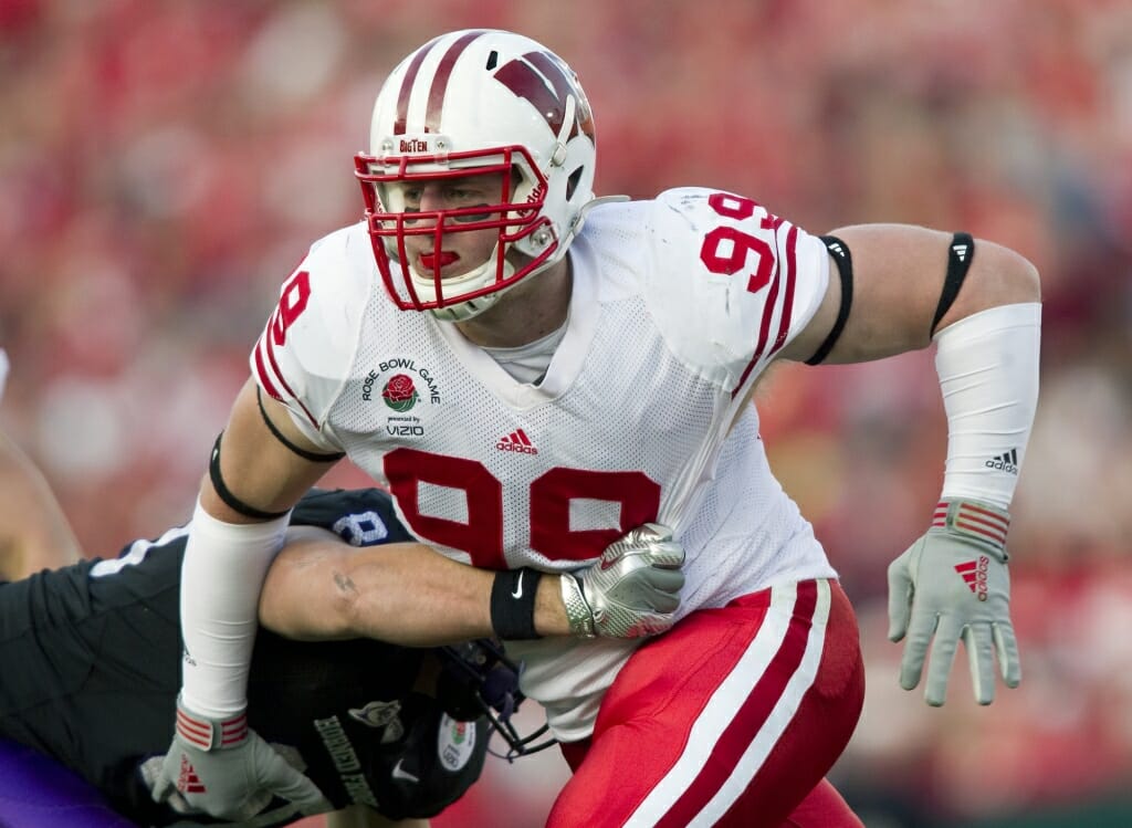 J.J. Watt led the Badgers to victory over TCU in the Rose Bowl