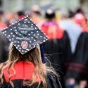 Photo of mortarboard reading 