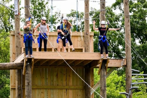 New ropes course brings people together through challenges