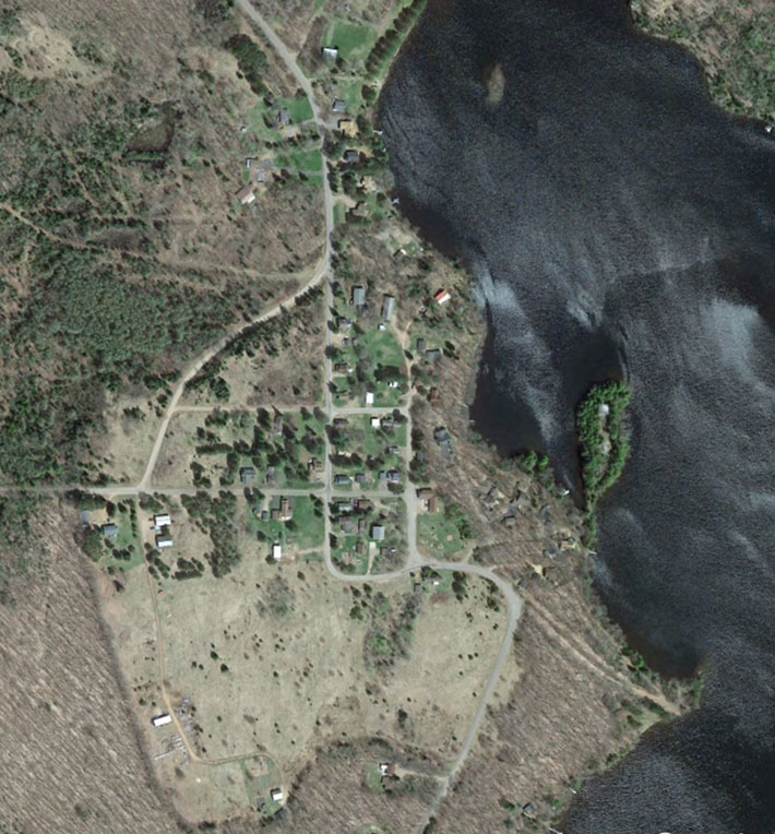 Photo: Aerial photo fo Winchester, Wis., in 2015, showing fields.