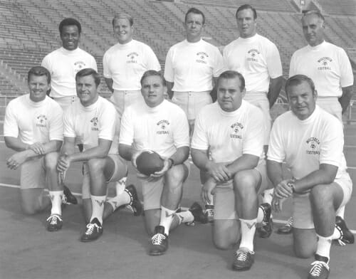 Photo: Group photo of football coaches