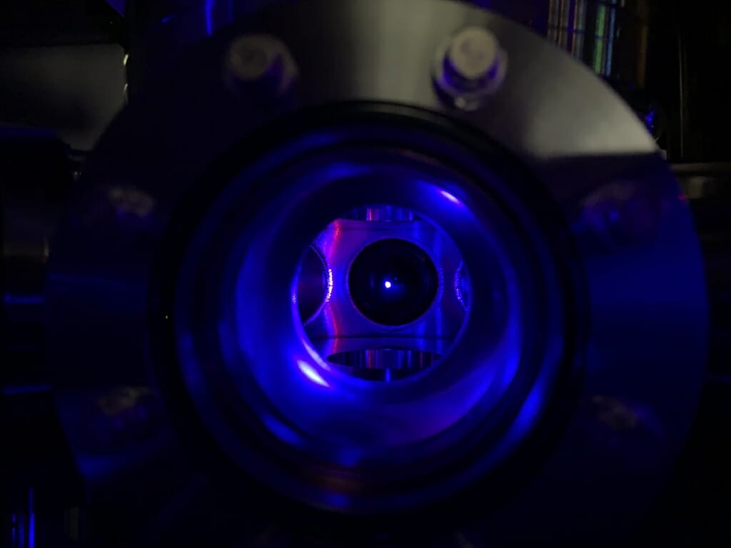 Photo: Closeup of atomic clock