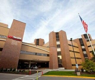 Photo: Exterior of UW Hospital building