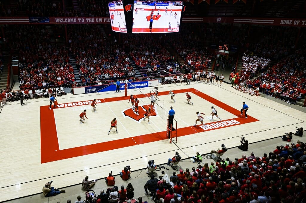 Photo: Fans watch UW extend its home winning streak to 11 matches.