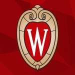 W crest on red background