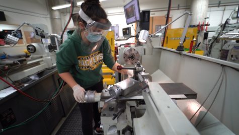 The College of Engineering's rigorous curriculum helps students become innovative problem-solvers, while hands-on design and capstone courses allow them to apply their engineering training to real challenges