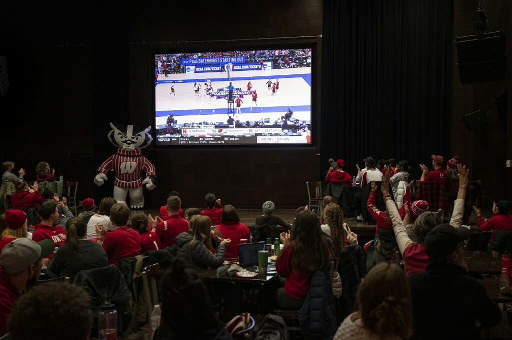 The NCAA run of the women's volleyball team gave students a chance to blow off some steam before finals week.