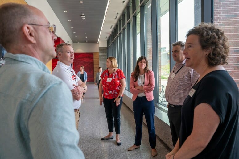 Mark Rickenbach Senate committee staff visit campus – UW–Madison News