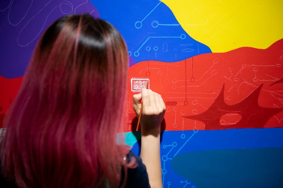 New interactive mural invites exploration and engagement with science ...