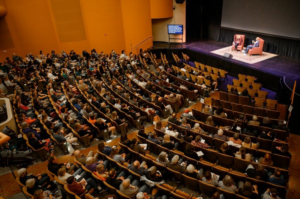Shannon Hall was packed with members of the UW–Madison community who had read 