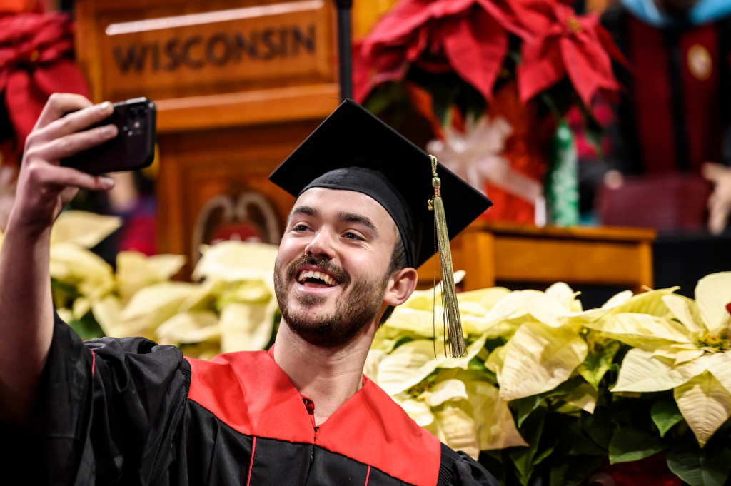 It's good to document the key moment that you graduate.