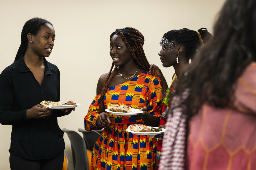 Attendees enjoyed plenty of traditional food from different north African cultures.