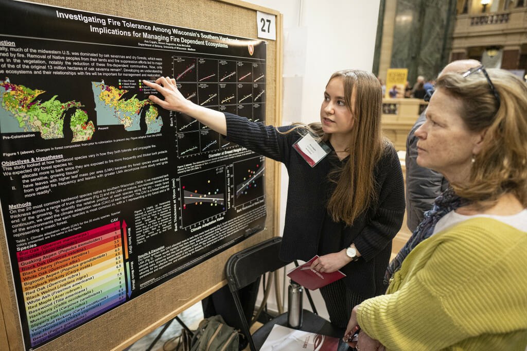 UW–Madison senior Ava Copple talks about her research project, done  with Steven Augustine, titled: 