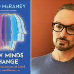 A picture of a man, and a picture of the book he wrote: How Minds Change.