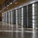 A photo of a prison cell block