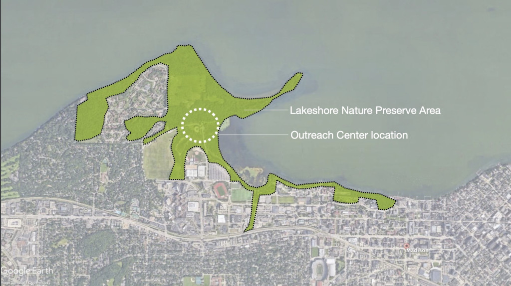 A map shows the location of the new Lakeshore Preserve Project.
