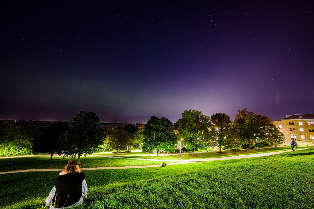 The display was due to an eruption of solar material, and the NOAA even issued a severe geomagnetic storm watch.