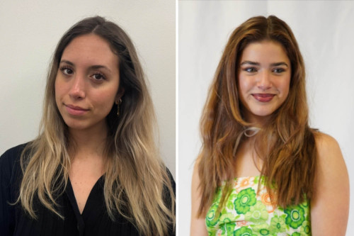 Headshot photos of Melina Zarboulas and Marlo Pulliam