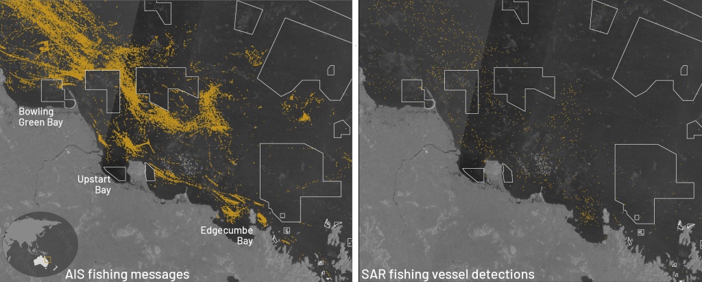 衛星とAIで海洋保護区の実効性を証明（Satellites show that strictly protected marine areas exclude industrial fishing）