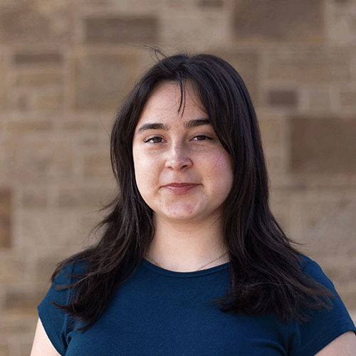 A headshot of Garica-Dove.