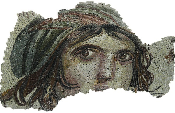 "Gypsy Girl," one of many mosaics recovered from Zeugma