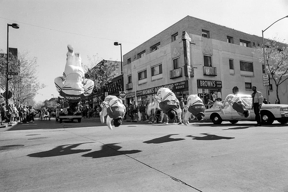 Photo of 1990 homecoming parade