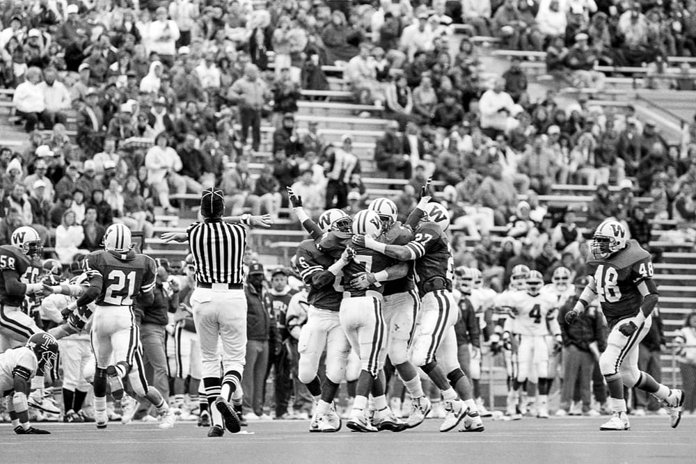 Photo of 1990 game against Temple